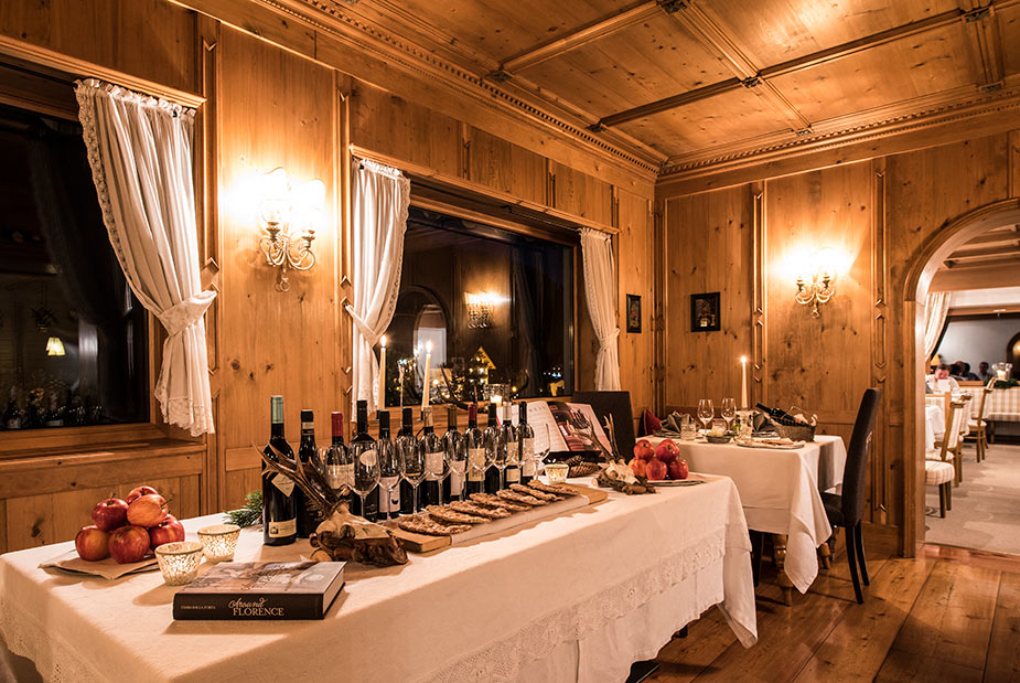 Traditional gastronomy at hotel Pralong in Selva Gardena